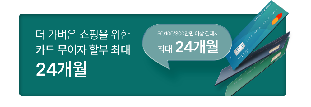 카드 무이자 할부 최대 24개월