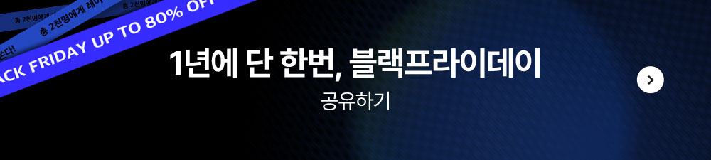 1년에 단 한번, 블랙프라이데이