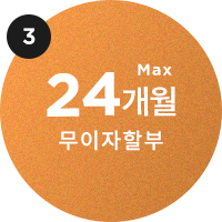 Max 24개월 무이자할부