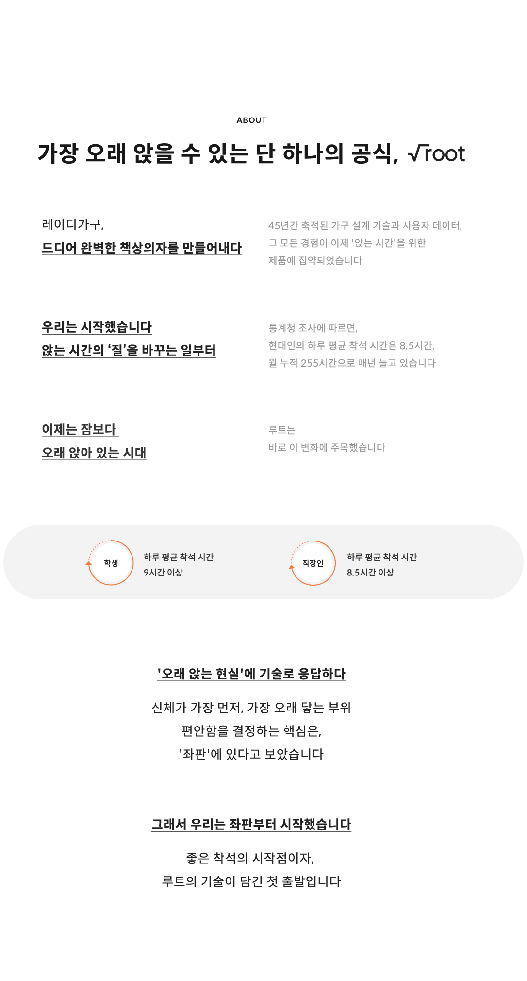 가장 오래 앉을 수 있는 단 하나의 공식 root