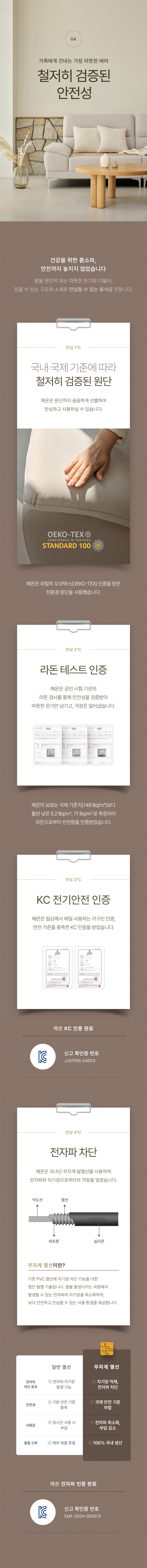 (부모님선물) 온담 패브릭 흙소파 해온 온열 소파 상세 이미지 23