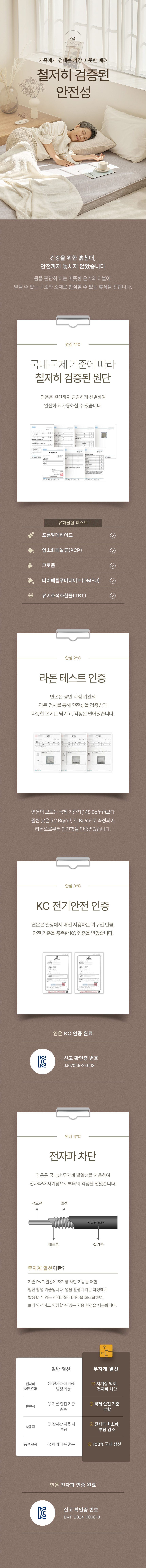 (부모님선물) 온담 흙침대 연온 온열 침대 S/SS/Q 상세 이미지 23